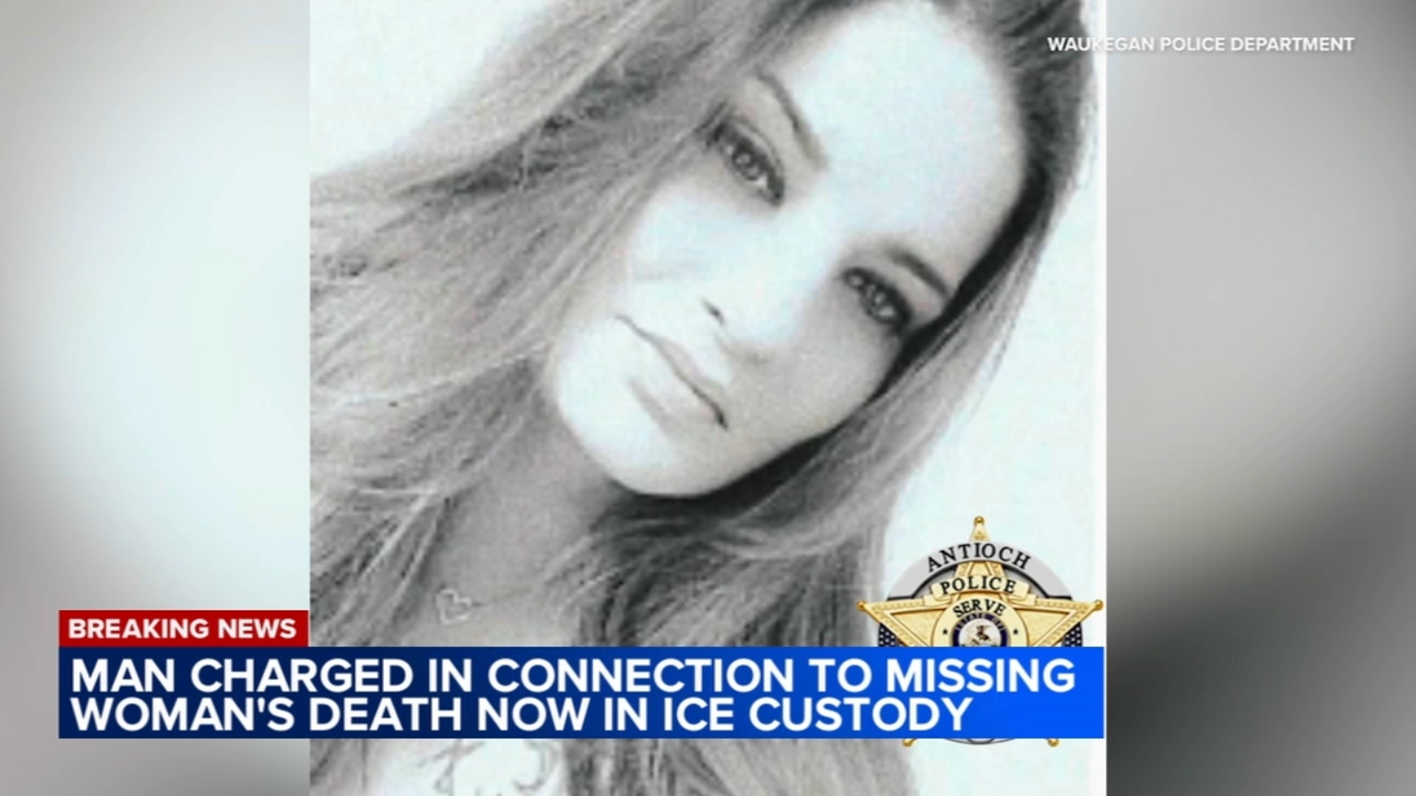 ILGOP's tweet card. A 52-year-old Waukegan man who was charged with concealing the body of a missing 37-year-old Antioch woman has now been arrested by U.S. Immigration and Customs Enforcement, Department of Homeland...