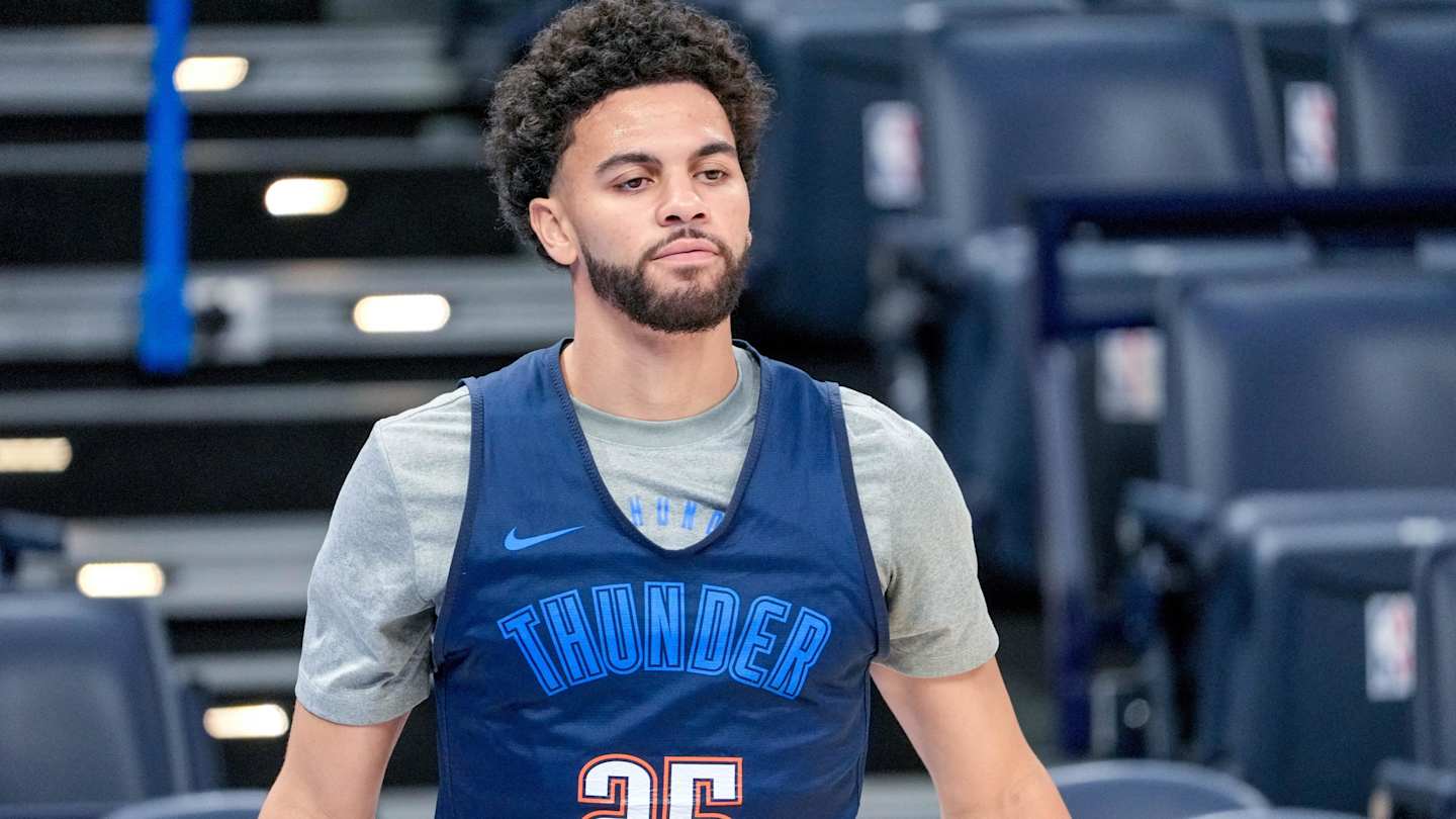 OKCThunderSI's tweet card. Oklahoma City second-year guard Ajay Mitchell starred in his six Summer League appearances across Salt Lake City and Las Vegas.