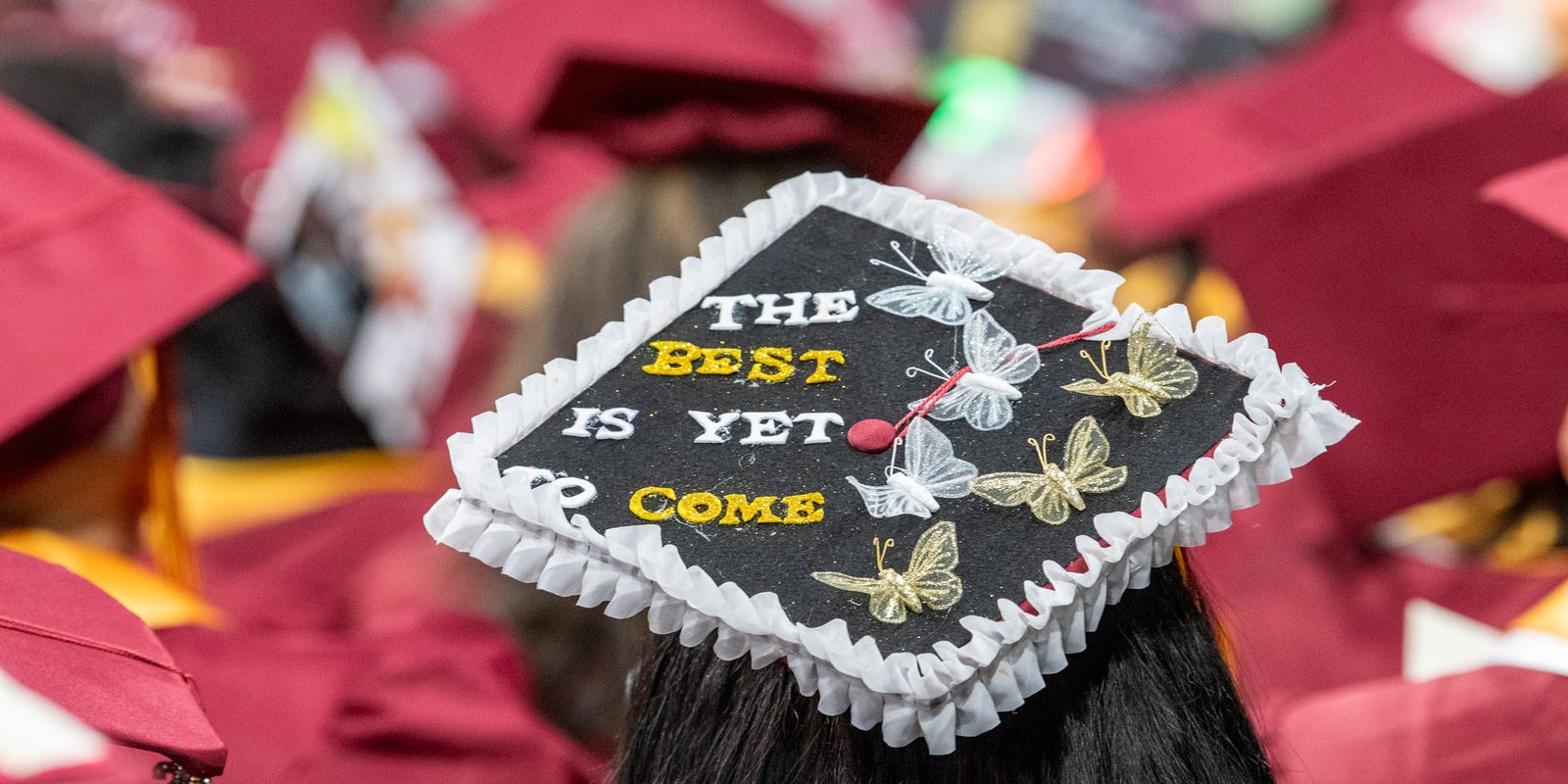 JoshHarder's tweet card. San Joaquin County’s 2025 graduates share parting messages on their caps as they celebrate commencement.