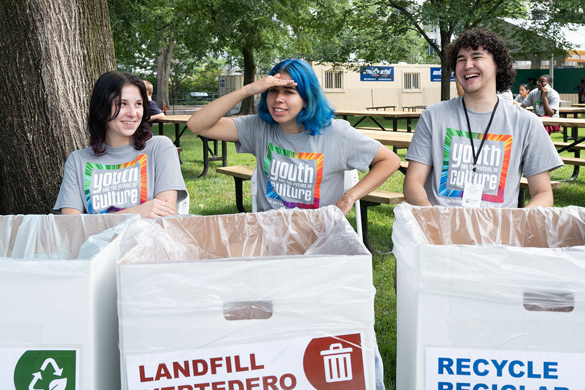 SmithsonianFolk's tweet card. Sustainable practices have long been important at the Smithsonian Folklife Festival, but this year’s theme particularly highlights their urgency.