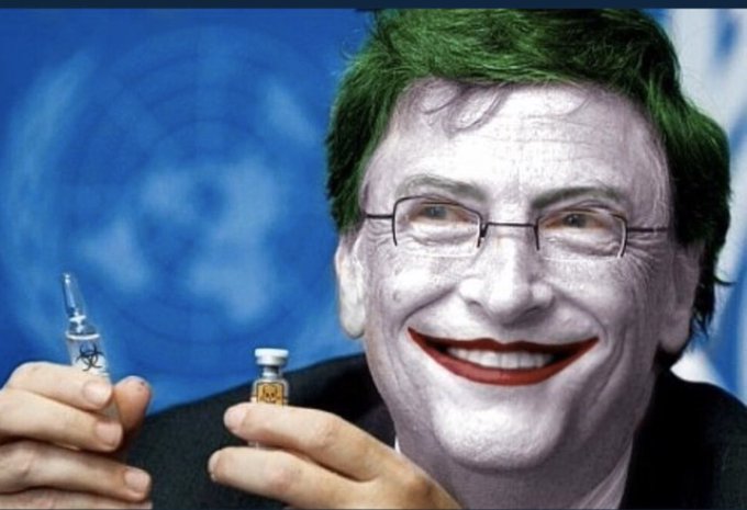 VirusFighterVi1's tweet card. A NETHERLANDS Court has rejected Bill Gates’ attempt to escape justice and will now face charges of genocide and biological warfare and crimes against humanity , says Freedom Train International...
