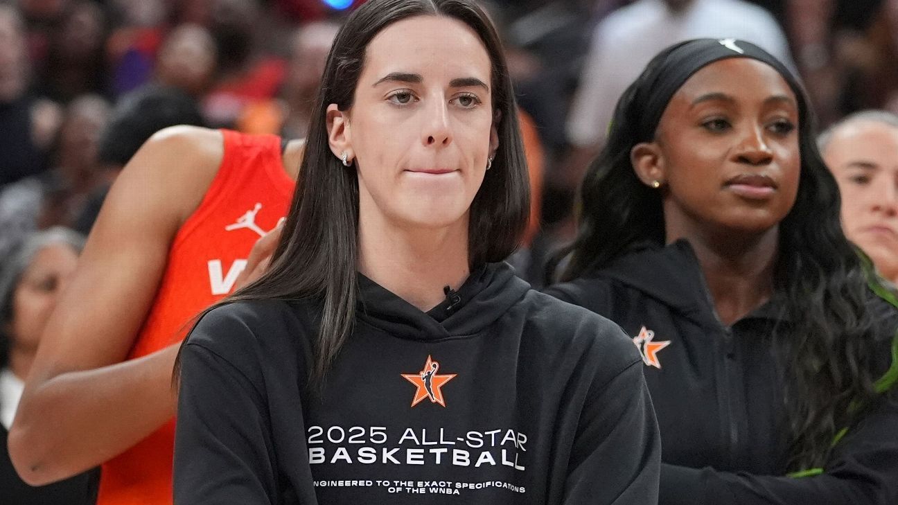 ESPN_WomenHoop's tweet card. Caitlin Clark, who has missed 10 regular-season games with soft tissue injuries, is unlikely to play on Tuesday vs. the New York Liberty, and will undergo additional testing after suffering a right...