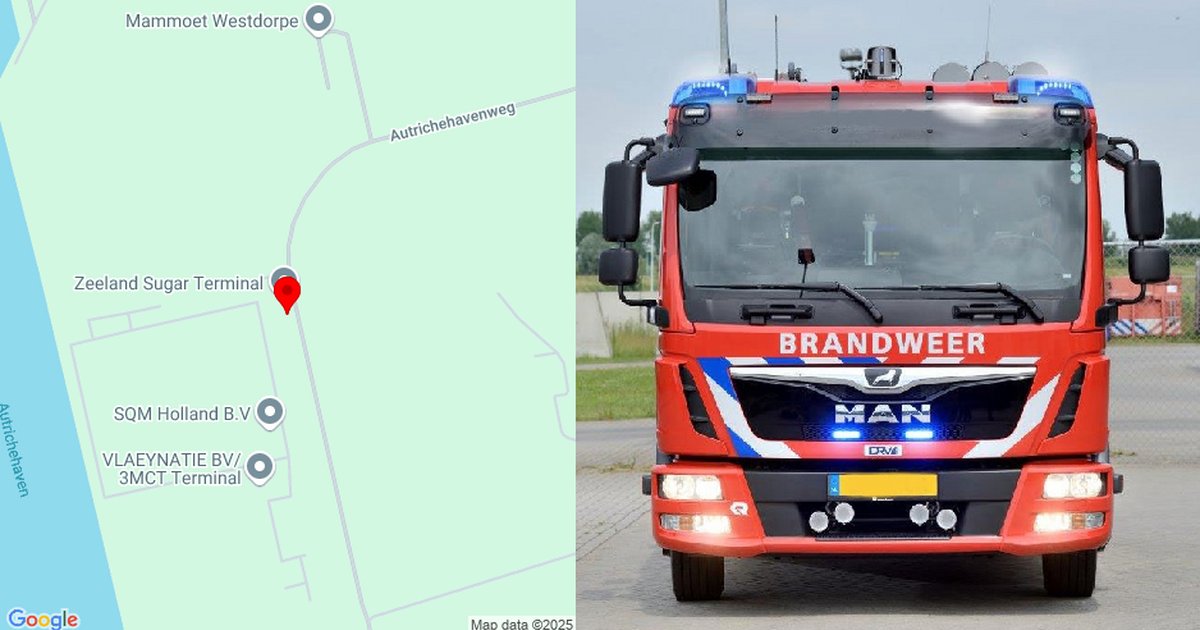 VRZ's tweet card. Op het terrein bij een bedrijf aan de Autrichehavenweg in Westdorpe staat een hoop afval in brand. Einde berichtgeving. Wil je snel op de hoogte gebracht worden van een incident in je omgeving?...