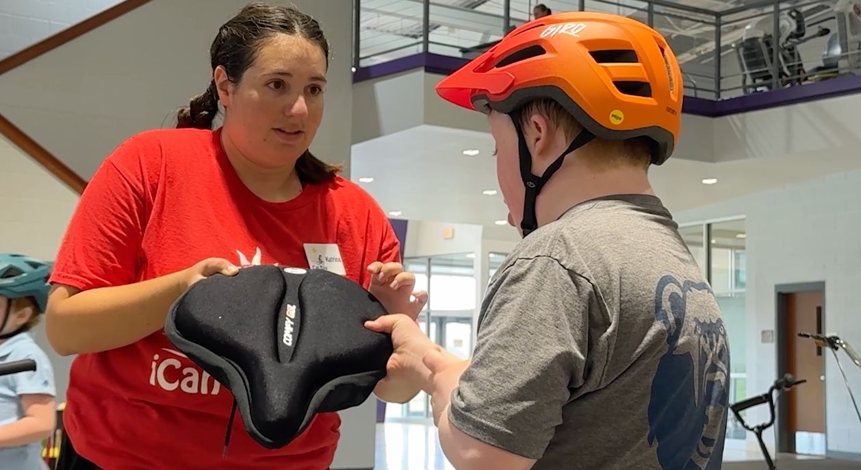 SpecNews1Albany's tweet card. iCan Bike is a week-long program that has helped children with disabilities gain the skills and confidence needed to ride independently.