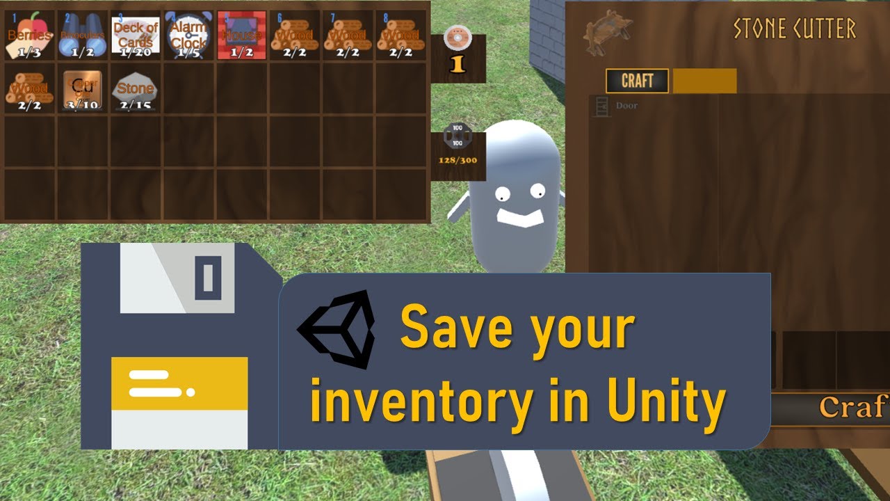 FeedMyKids1's tweet card. How to Save Your Inventory in Unity - (No PlayerPrefs and No JSON)