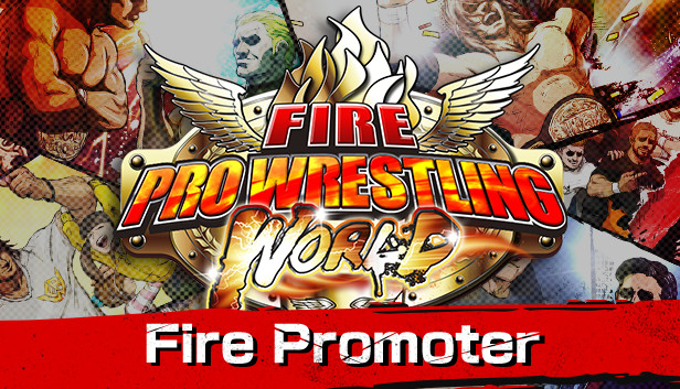 FireProWorld's tweet card. Call the shots as manager of your own pro wrestling promotion! Build up your team of talent from local heroes to living legends. The world is yours for the taking.