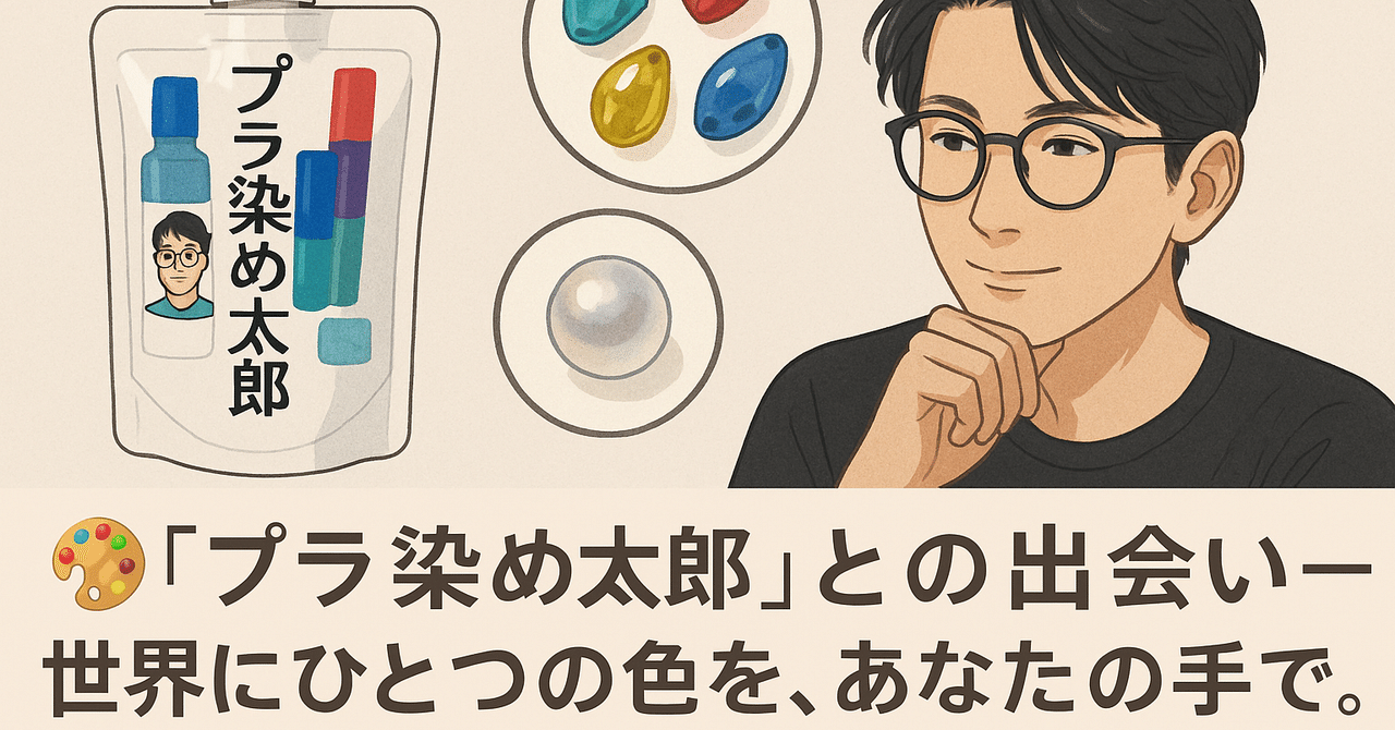 tohobeads's tweet card. こんにちは、DJ TOBBYです。 今回は、僕がどハマりした“染める”体験のお話をシェアします。 🧪きっかけは「プラスチックが染まる染料があるらしいよ」のひと言 ある日、誰かにふとこう言われたんです。 「プラスチックが染まる染料があるらしいよ」 ──誰から聞いたのかは、正直覚えていない。 でもその言葉がずっと気になって、さっそくGoogleで検索してみたら… 出てきたんです。 その名も**...