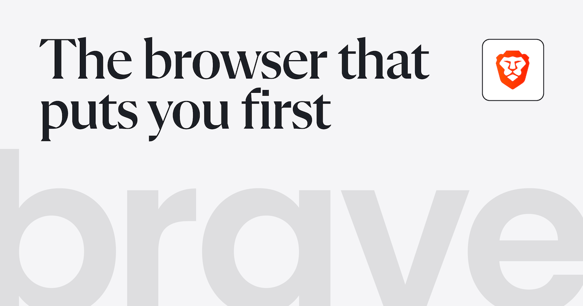 SBreedon's tweet card. The latest version of the Brave browser with ad and tracker blocking capabilities is available to download here. Stand by for an entirely new way of thinking about how the web can work.