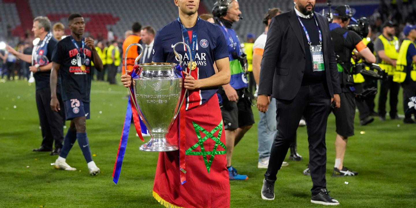 alexaubl's tweet card. Le défenseur de 26 ans, auteur du premier but contre l’Inter Milan, lors de la finale de samedi, est salué dans son pays d’origine comme une légende du club parisien et du football marocain.