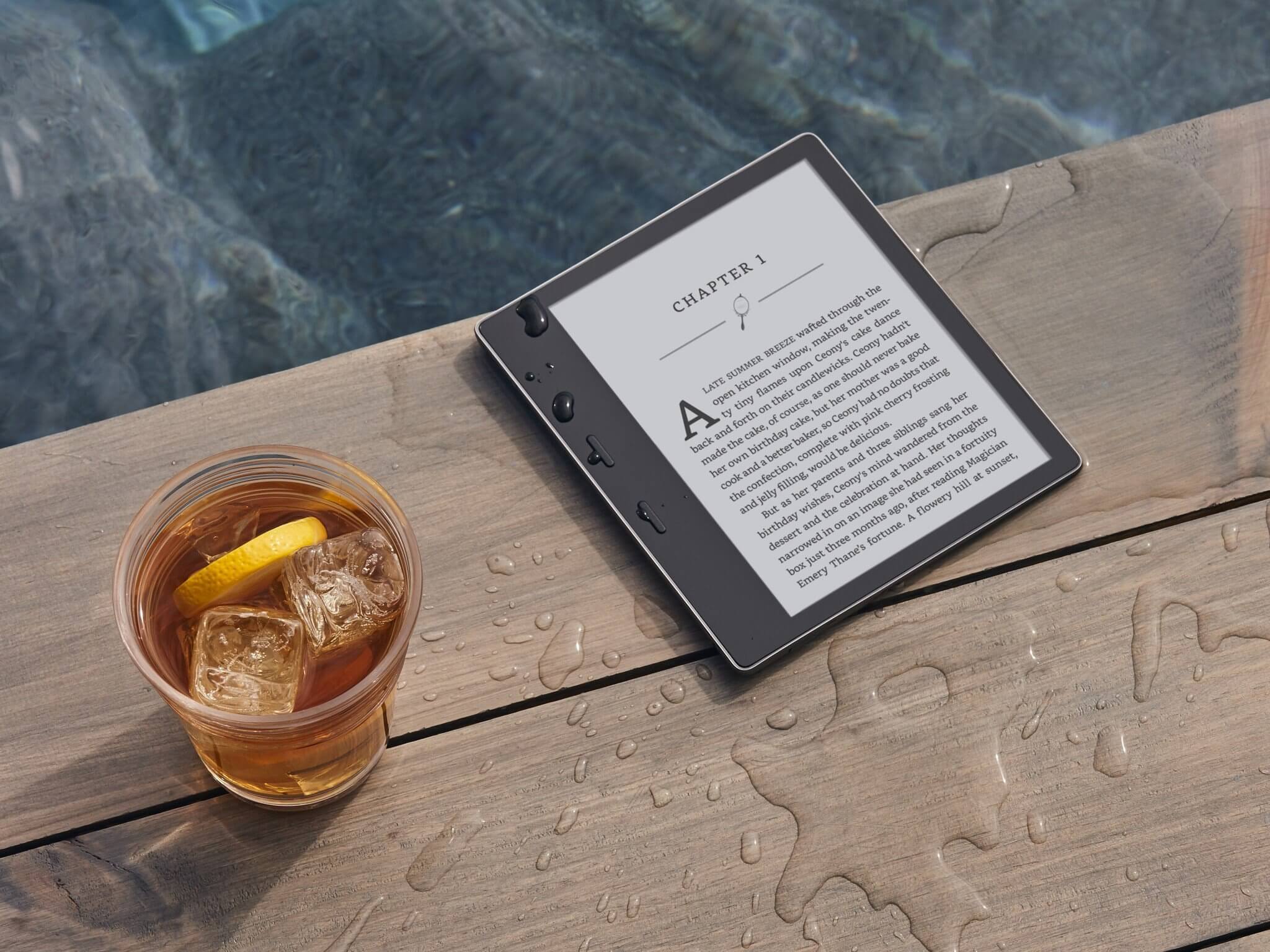 Goodereader's tweet card. The Amazon Kindle Oasis 3rd generation is back in stock on Amazon