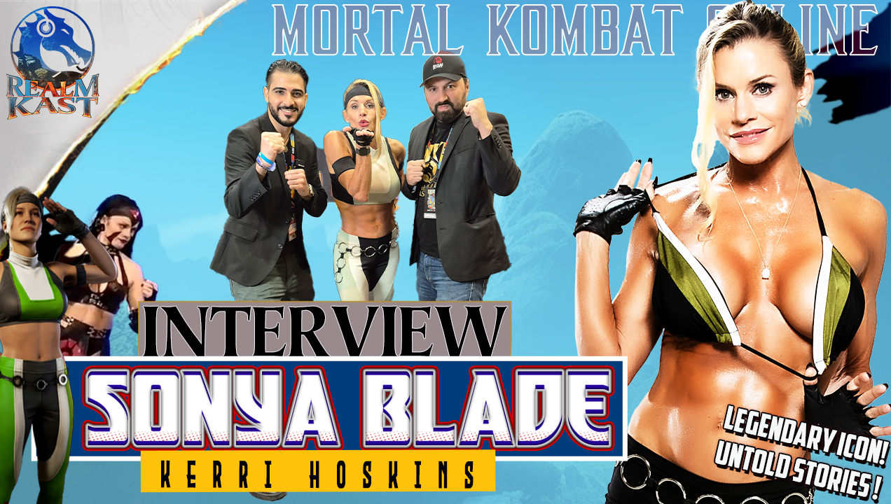RealmKast's tweet card. In this special episode of Realm Kast, we sit down with the iconic Kerri Hoskins, the actress behind Sonya Blade in Mortal Kombat 3. Join us as she reflects on her journey, her role in shaping Mortal...