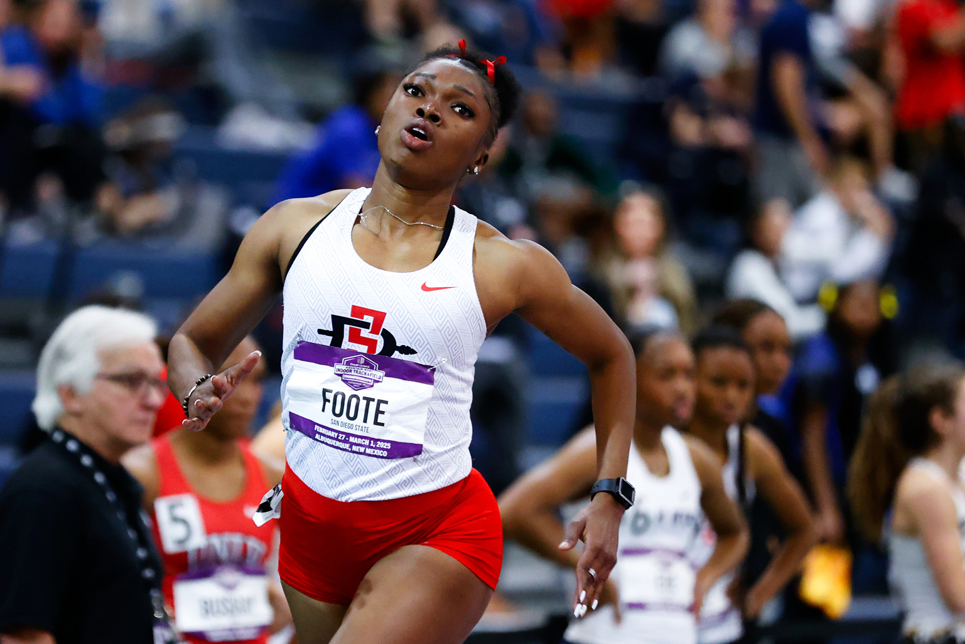 AztecTFXC's tweet card. Former Aztecs Shaquena Foote and Shanieka Ricketts Make Jamaican Team for World Championships