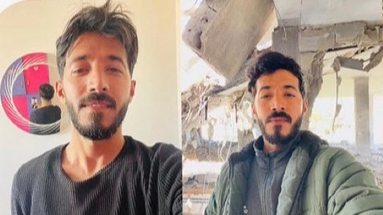 hasoonassi's tweet card. Hassan and his family are trapped in Gaza, with no way to evacuate and no safe way to earn money for basic survival. They urgently need help to afford food, clean water, clothing, medications, and...