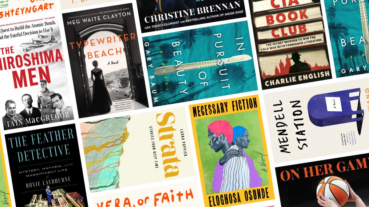 latimesbooks's tweet card. Gary Shteyngart's 'Vera, or Faith,' and a painstakingly researched history of the atomic bombs dropped on Japan at the end of World War II are among the notable books hitting shelves this month.