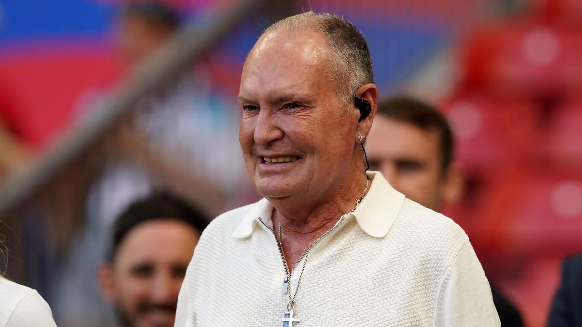 Lawton_Times's tweet card. Former England midfielder had been struggling with a throat condition and was rushed to hospital on Friday after collapsing