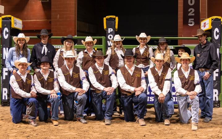 wyoathletics's tweet card. The University of Wyoming Rodeo Team finished the season on Saturday at the College National Finals Rodeo at the Wyoming Ford Center in Casper.