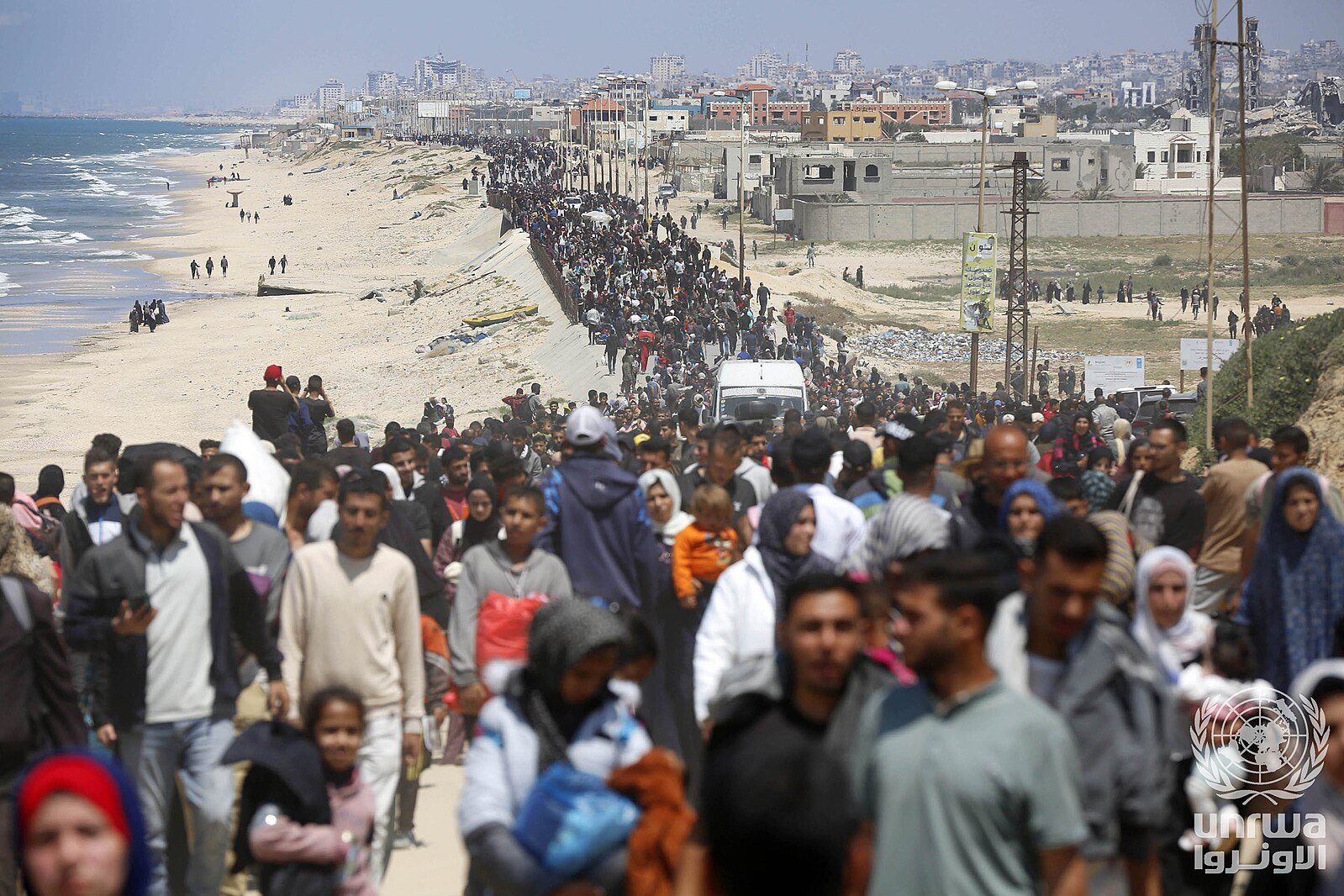 amoelcordero's tweet card. The odious idea of a camp within a camp.  The Gaza Strip, with an even greater concentration of Palestinian civilian life within an ever-shrinking stretch