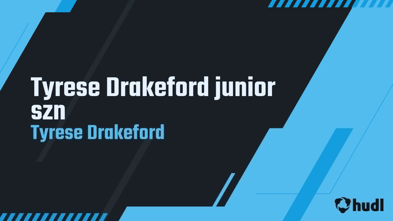 Tyresedrakefor's tweet card. Tyrese Drakeford junior szn