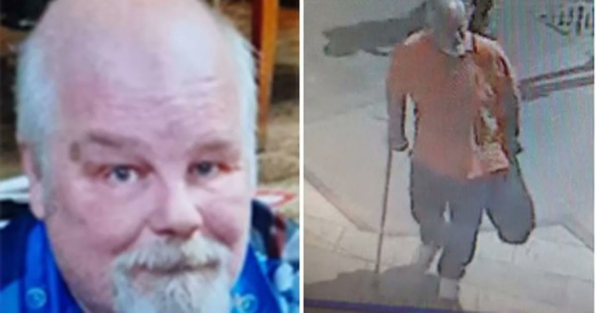 northwaleslive's tweet card. Malcolm Blatchford, 61, was sighted on CCTV a week ago