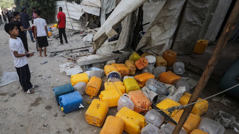 Issaamro's tweet card. A strike on a water distribution point in Nuseirat refugee camp killed 10 people - including six children - and left another 17 wounded, Gaza officials said. The IDF said it had intended to hit an...