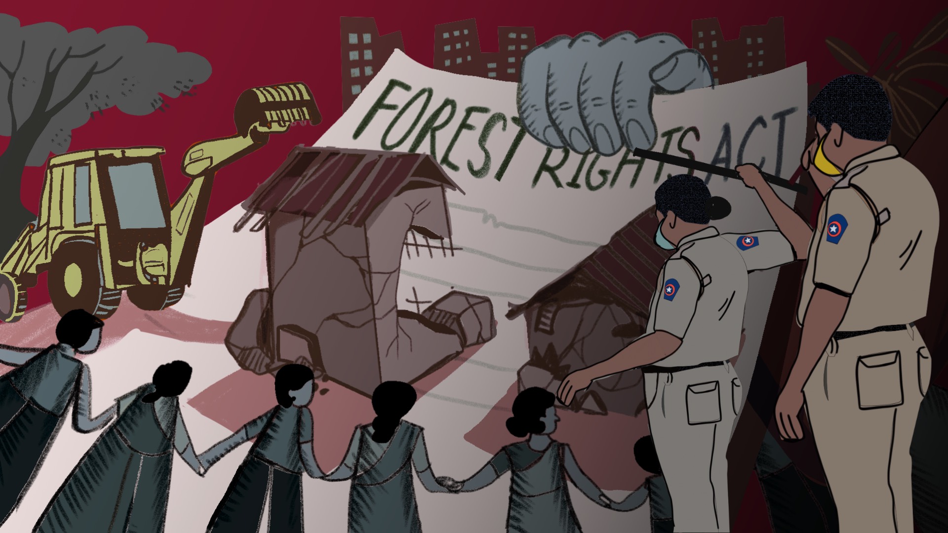 JADS_mp's tweet card. From Uttarakhand to Karnataka, forest officials are violently evicting forest dwelling communities, disregarding their rights to the forests and its resources. The crux of the problem lies in the way...