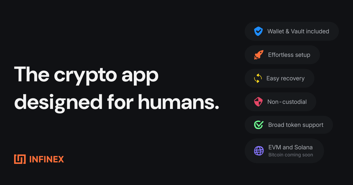 GideonDalpha's tweet card. Infinex