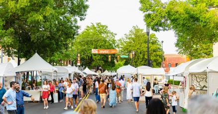 PCGreenville's tweet card. Artisphere, a fine arts festival in Greenville, welcomed over 80,000 to the celebration and garnering an economic benefit of $16 million for local businesses.