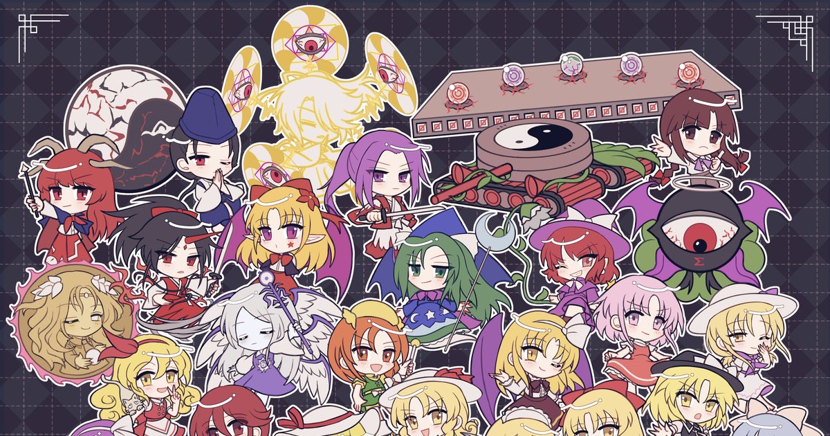 MireHasu's tweet card. 前回のWin版と同じミニキャラシリーズの旧作Ver.です。 ※動画用に描いた為、EDなど一部キャラはいません。