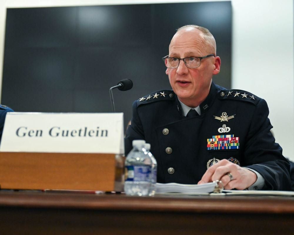 AviationWeek's tweet card. The Senate on July 17 voted by unanimous consent to confirm U.S. Space Force Gen. Michael Guetlein to lead the Trump administration’s Golden Dome for America initiative.