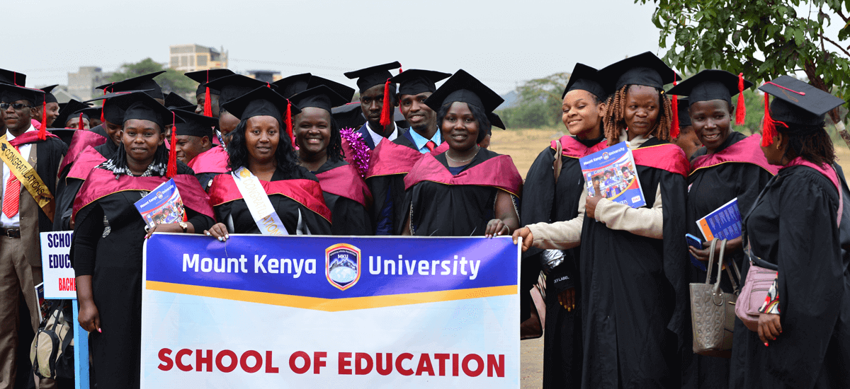 MountKenyaUni's tweet card. We are pleased to inform you that the 27th Graduation Ceremony of Mount Kenya University will be held on Friday, 8th August 2025.