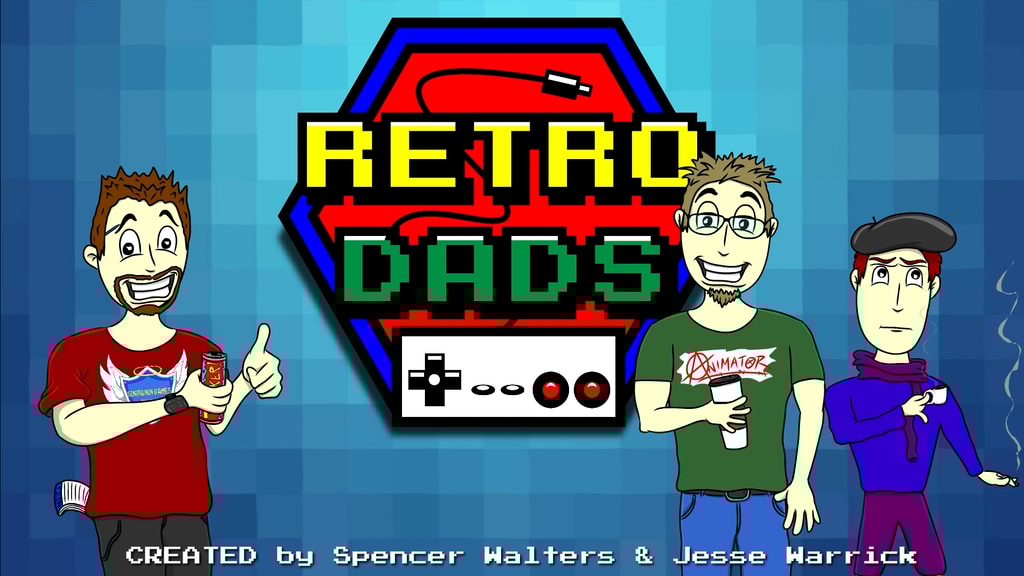 GuardianGames23's tweet card. "Retro Dads" is an animated series that follows a group of quirky fathers navigating parenthood, friends and their video game studio.