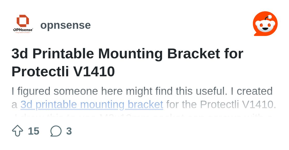 protectli's tweet card. Explore this post and more from the opnsense community