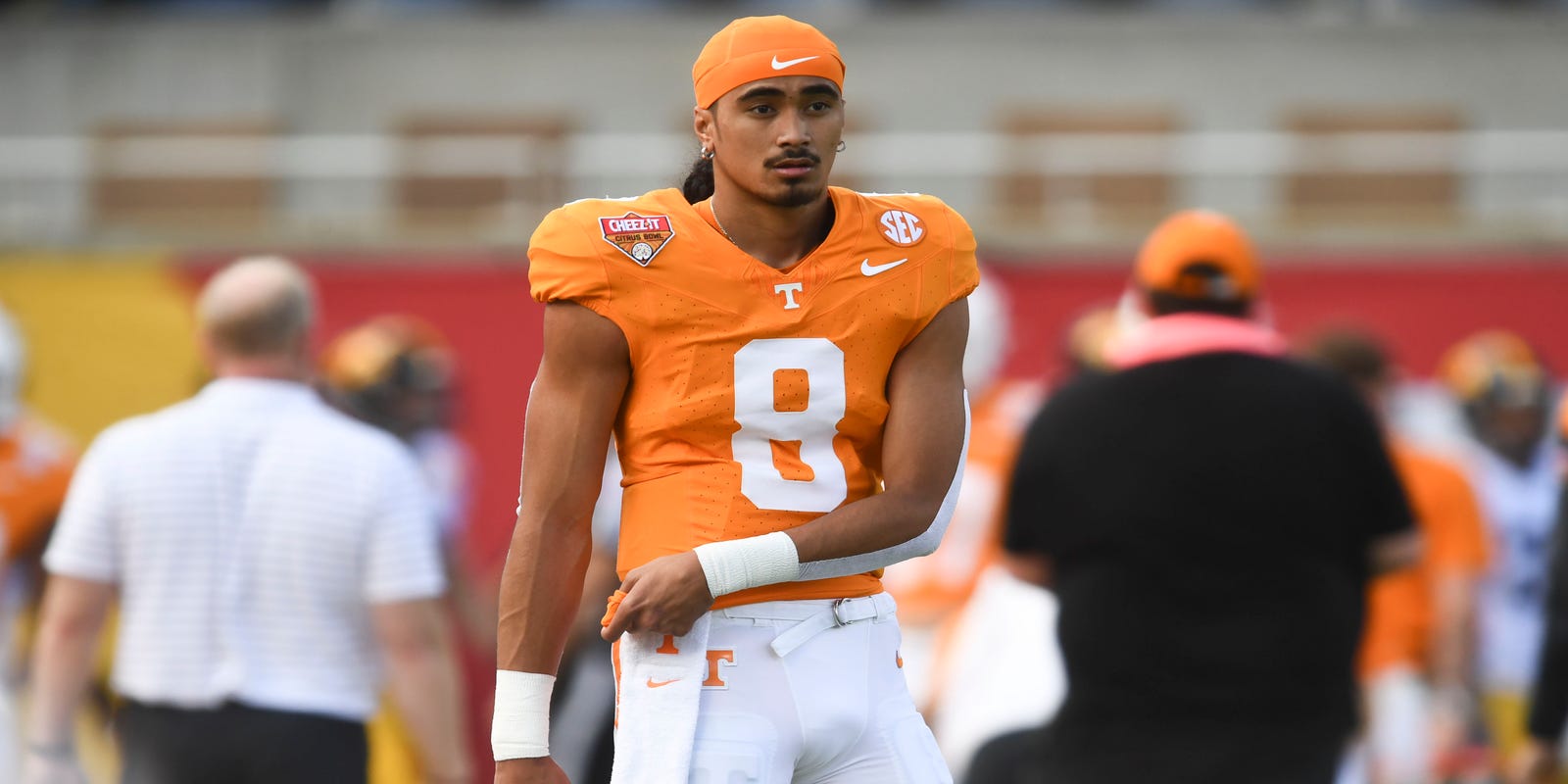 AdamSparks's tweet card. Quarterback Nico Iamaleava left Tennessee in the spring after an NIL dispute. Some Vols say they'll watch his UCLA games. Others have no interest.