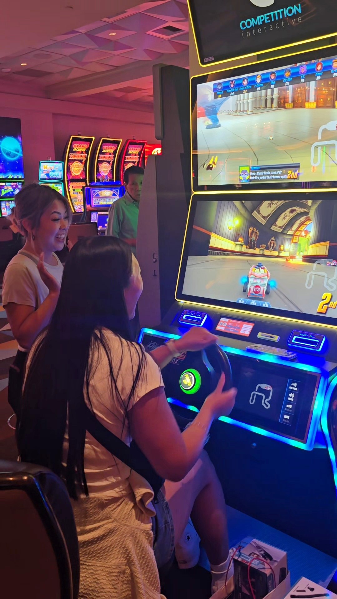 VEGASINC's tweet card. What if Mario Kart met real-money gaming?