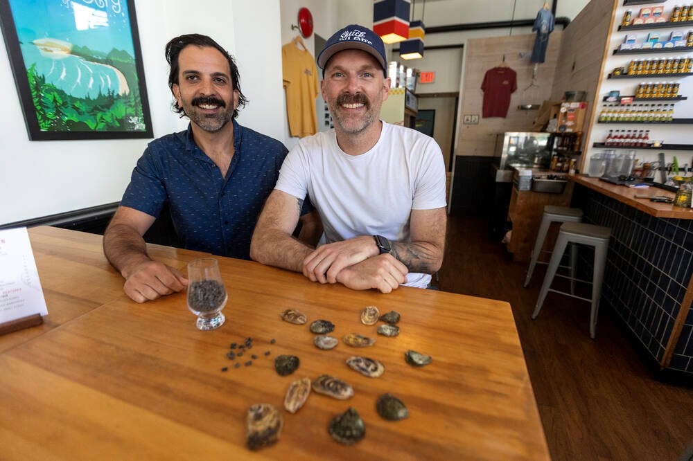 ubcscience's tweet card. Their first product is a soil amendment made from the shells and coffee waste. But they say one critical way to recycle the shells is to return them to the ocean