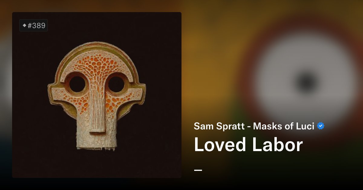 botofluci's tweet card. "The Masquerade is my next chapter of the story of Luci, continuing right where The Monument Game left off. Art, community-building, and modern exegesis come together to elevate the choices, connec...
