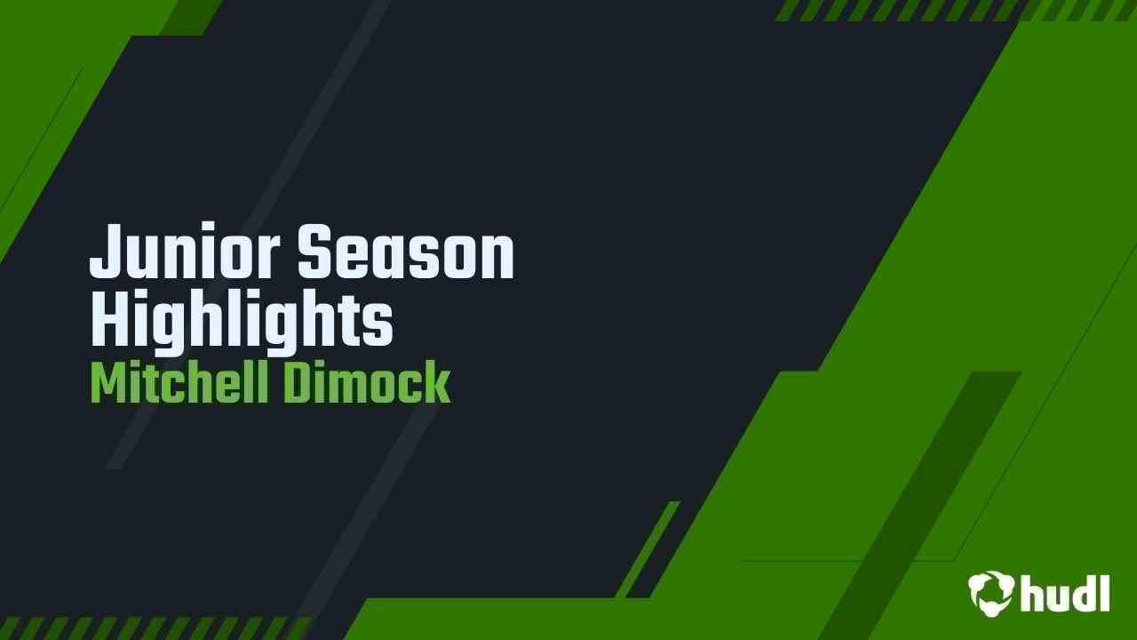 mitchelldimock's tweet card. Junior Season Highlights