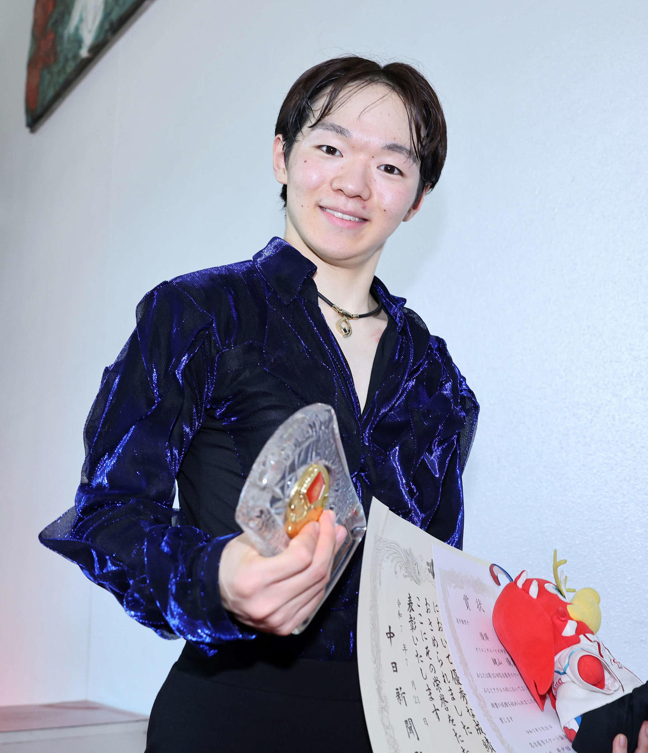 figureskate_bot's tweet card. ＜フィギュアスケート：名古屋市スケート競技会　みなとアクルス杯＞◇21日◇愛知・邦和みなとスポーツ＆カルチャー◇男子フリー 　ショートプログラム（SP）首位発進の鍵山優真（22＝オリエンタルバイオ／
