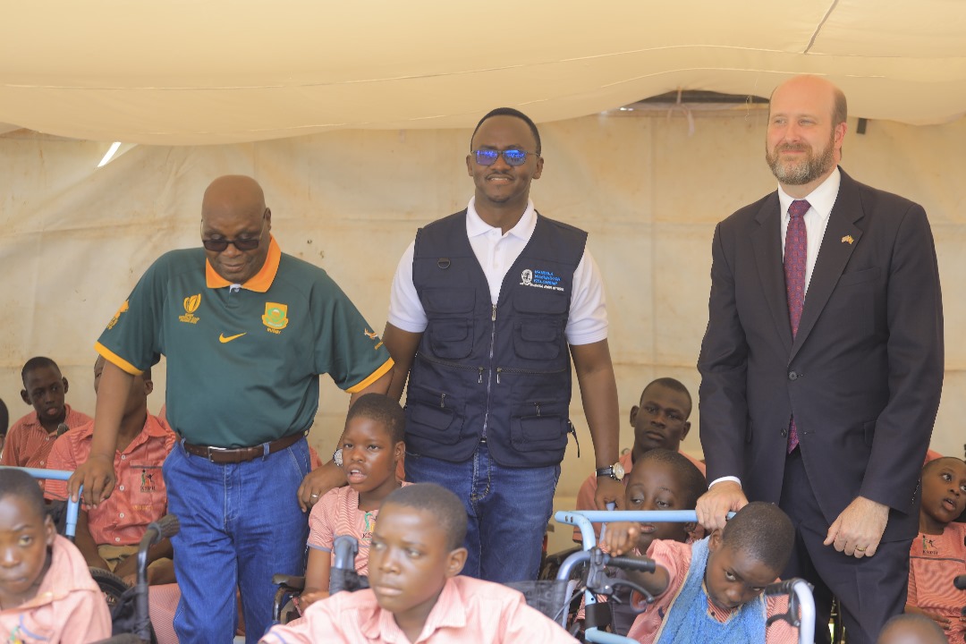 MWFAlumniUganda's tweet card. On Mandela Day, Ugandans are called to support disadvantaged children at the Kampala School for the Physically Handicapped. KAMPALA, UGANDA