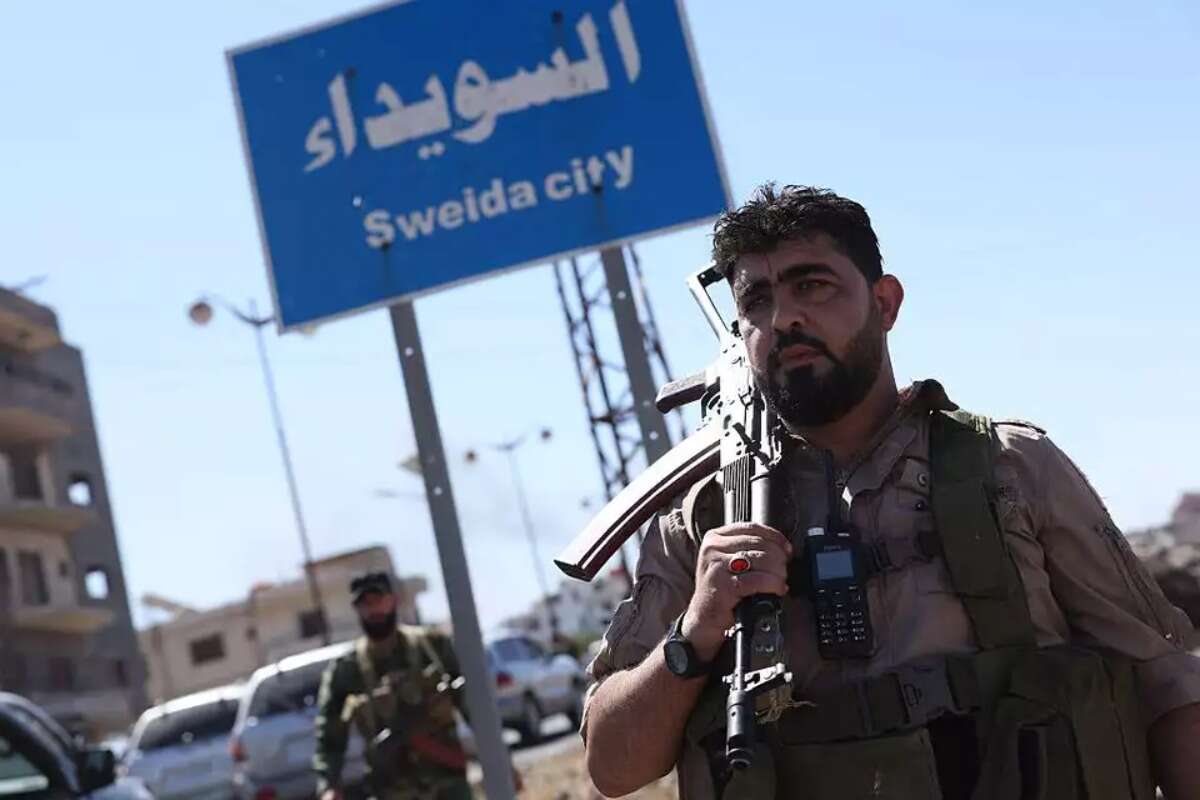 _burakcancelik's tweet card. The Sweida standoff is a microcosm of Syriaâ€™s broader puzzle after years of war. A marginalized minority is demanding dignity and security; a beleaguered