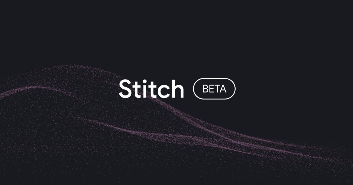 cool_satinder's tweet card. Stitch generates UIs for mobile and web applications, making design ideation fast and easy.