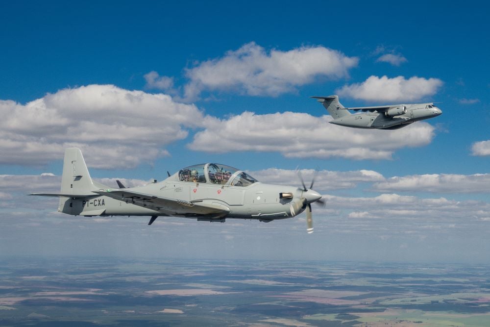 AviationWeek's tweet card. Embraer on July 17 launched the flight test campaign in Gavião Peixoto, Brazil, for the NATO-standard A-29N variant first ordered by Portugal.