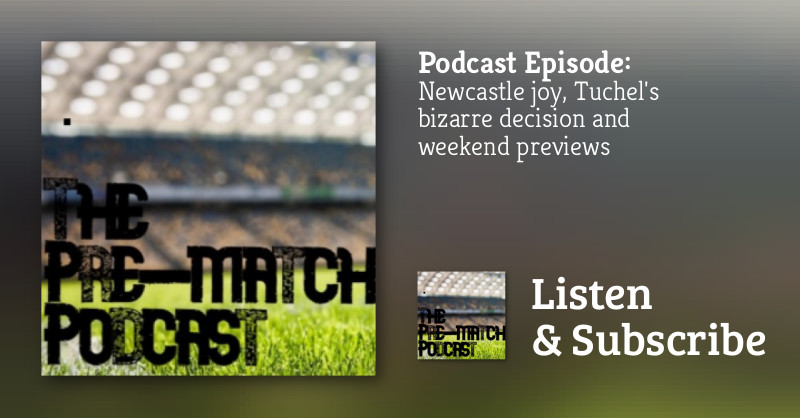 PreMatchPod's tweet card. Graeme and Craig sit down to look back at last week's Carabao Cup final win for Newcastle.They also discuss Thomas Tuchel's first England squad and what his first XI might look like.They finish wit...