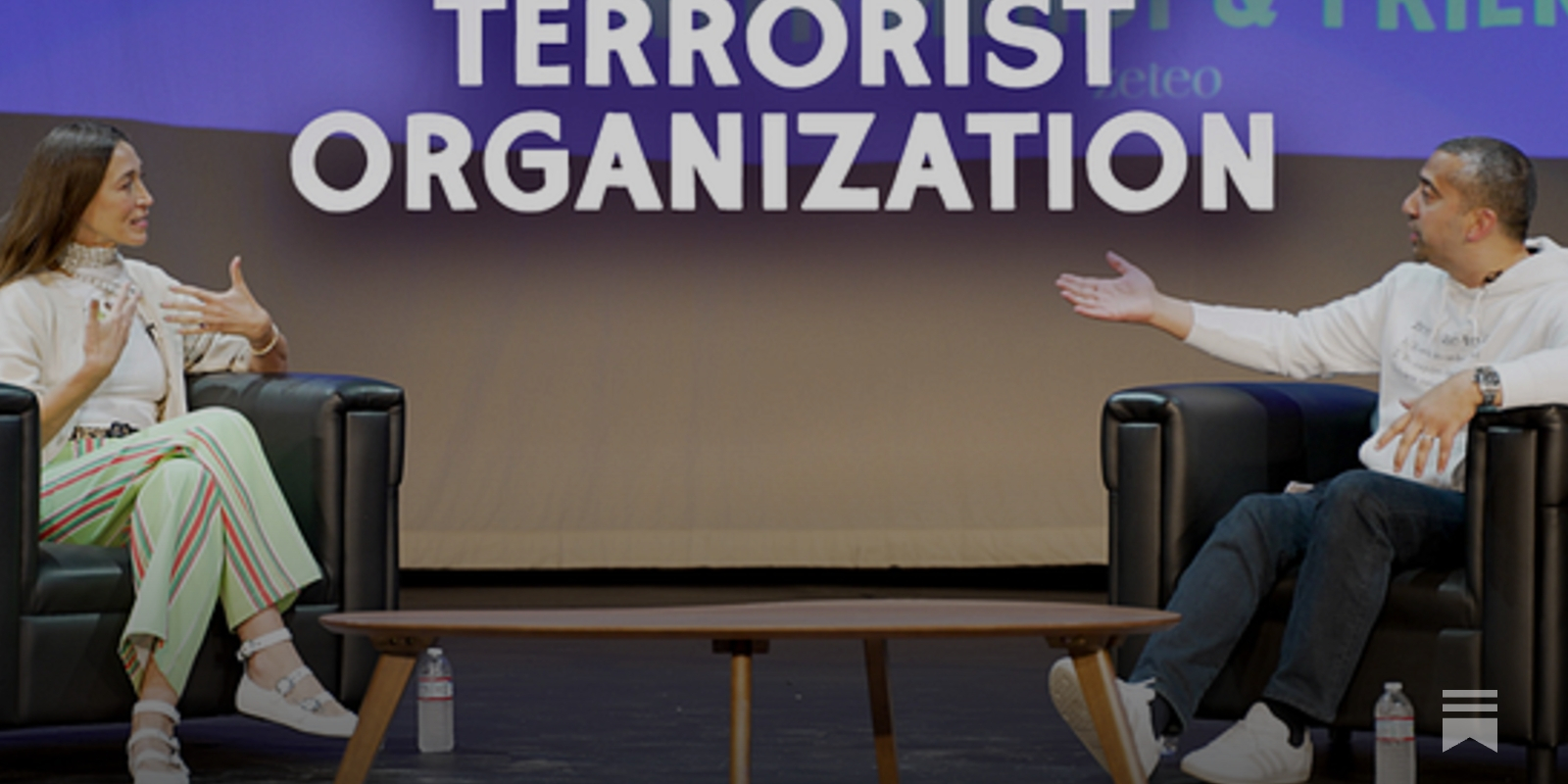 zeteo_news's tweet card. The Palestinian-American activist and creative director, Alana Hadid, returns for a live taping of ‘We’re Not Kidding,’ and talks Zionism, Christian Zionism, Donald Trump, Mahmoud Khalil, and more.