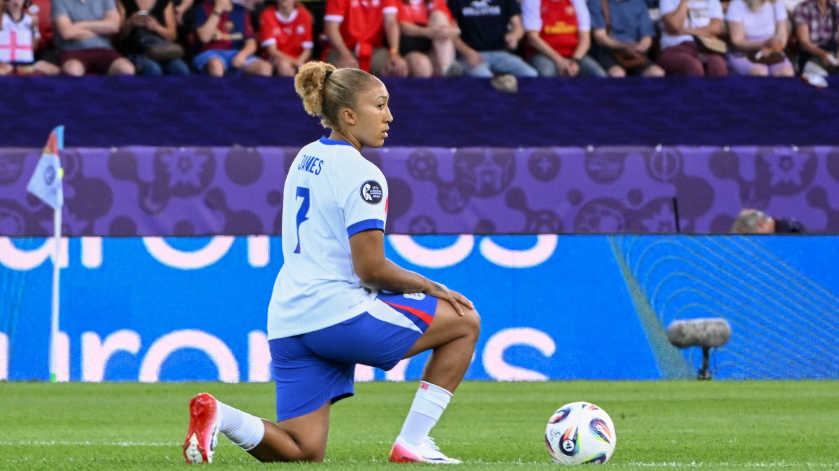 martynziegler's tweet card. England have been taking knee before Euros matches, but won’t against Italy after Jess Carter was racially abused, a decision questioned by Piara Powar