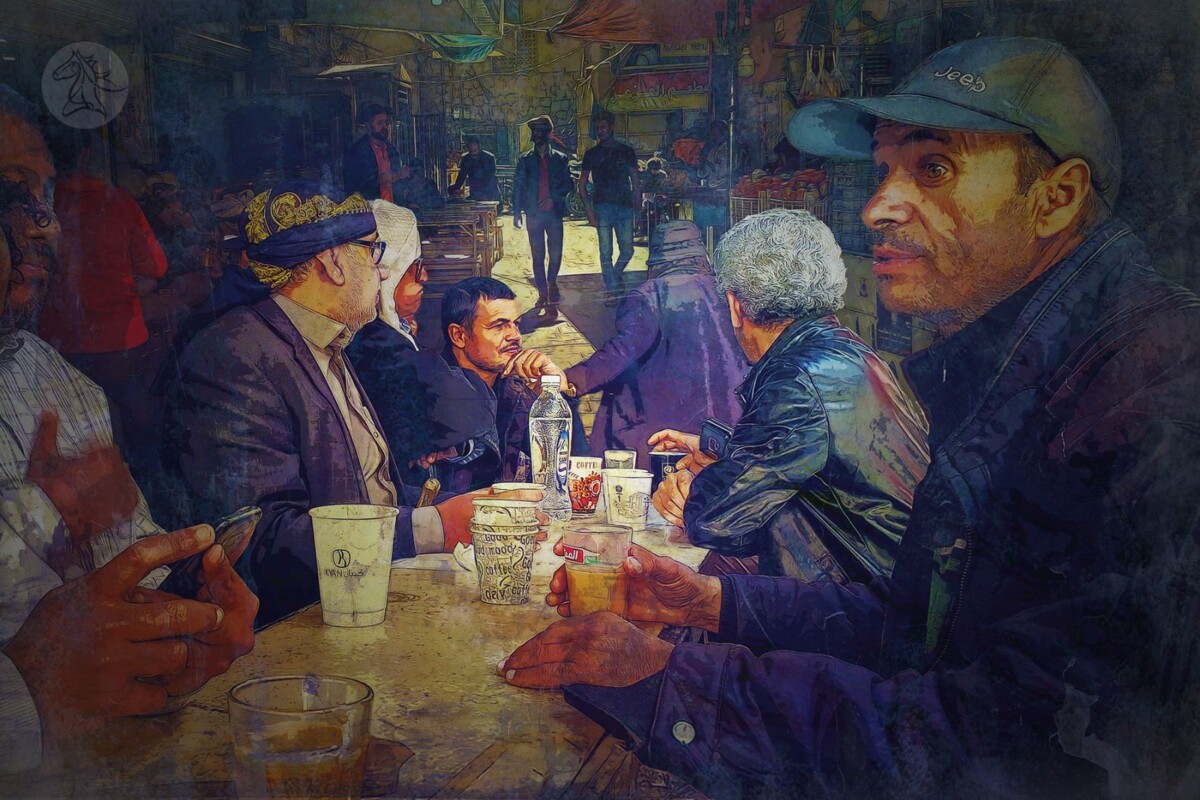alpheratzmag's tweet card. من زقاق صغير في قلب ميدان التحرير إلى فضاء فكري يجتمع فيه المثقفون. هكذا نشأ شارع المطاعم في صنعاء. بدأ ببسطة شاي عدني وتوسع ليصبح وجهة لأجيال متعاقبة حتى أخمدت الحرب مواقدَه.