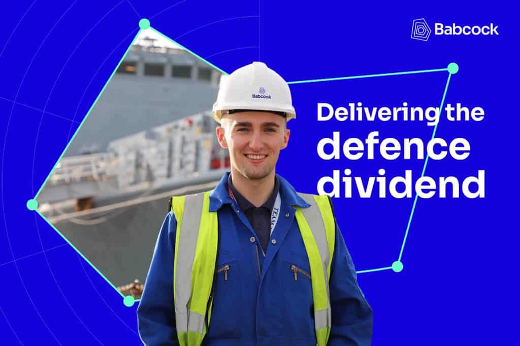 Babcockplc's tweet card. We have today announced transformative plans to locate more than 2,000 of our workforce from our Devonport Royal Dockyard facility, to the heart of Plymouth