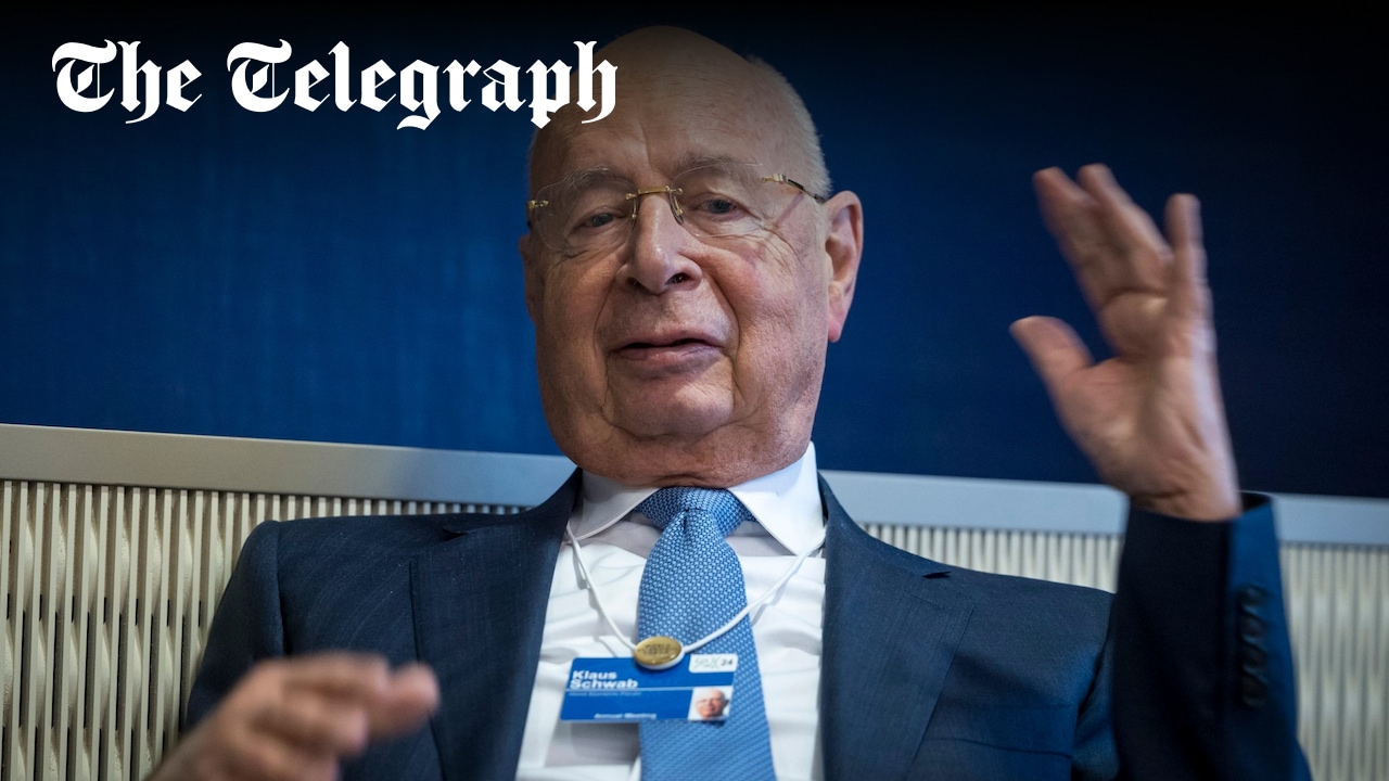 lammie_j's tweet card. Davos conference founder allegedly intervened to lower UK productivity ranking