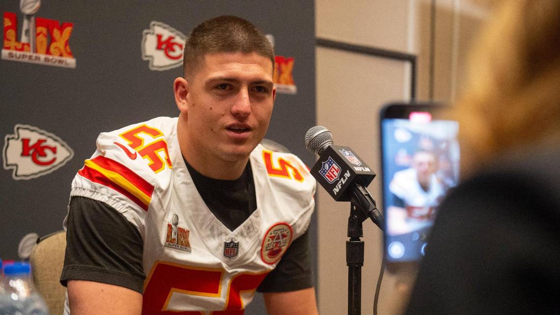 SamMcDowell11's tweet card. Hours before training camp, the Chiefs signed George Karlaftis to a four-year extension. Here’s why.