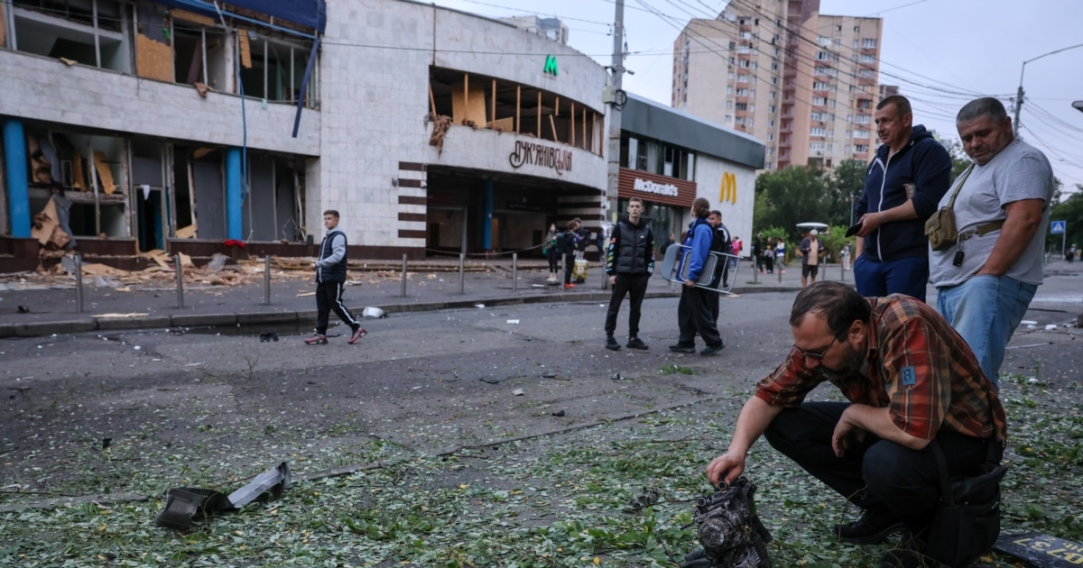 RFERL's tweet card. Kyiv's central Lukyanivska subway station was hit by a Russian drone early on July 21 and is now closed for repairs. It marks the sixth time the busy station has been damaged by strikes since the...